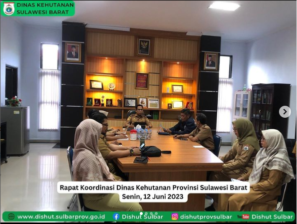 Rapat koordinasi Pimpinan Dinas Kehutanan Daerah Provinsi Sulawesi Barat