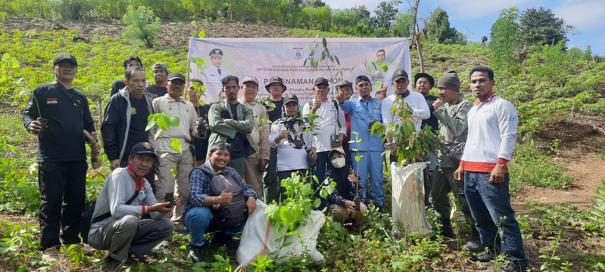 Segenap Personil UPTD KPH Malunda Memperingati Hari Lingkungan Hidup Sedunia